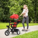 Supfine tricycle pour enfants 3 en 1 véhicule vélo à pédales pour enfants avec barre de poussée pour ... Supfine tricycle pour enfants 3 en 1 véhicule vélo à pédales pour enfants avec barre de poussée pour ...