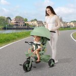 Supfine tricycle �volutif b�b� pliable avec si�ge pivotant � 360� - v�lo - poussette b�b� 1 - 4 ans - ...