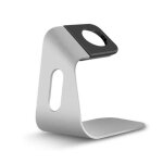 Support apple watch series se 2 2022 40mm station de chargement en aluminium - couleur argent - yuan ...