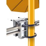 Support pour balcon ? base m�tallique en acier inoxydable r�sistant pour parasol jusqu� 35 m