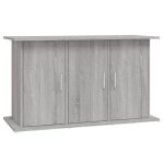 Support base pour aquarium armoire meuble sonoma 101 x 41 x 58 cm bois ding�nierie gris 02 0045084