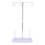 Support de bobine de fil à broder à 3 cônes pour machine à coudre domestiqueviolet Support de bobine de fil à broder à 3 cônes pour machine à coudre domestiqueviolet