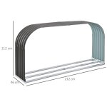 Support pour bois de chemine stockage de bois abri pour bois de chauffage tagre pour bois de chauffage ...