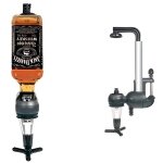 Support bouteille avec doseur - fixation r�glable - montage mural possible