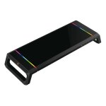 Support de bureau gaming - conceptronic - thorne01b - ergonomique - hub usb - lumi�re rgb