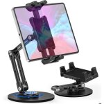 Support bureau pour ipad & tablette - aluminium - r�glable pivotant � 360� - pour ipad iphone tablette ...