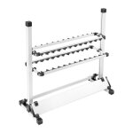 Support de canne � p�che portable pour 24 cannes � p�che en alliage daluminium 73 cm x 325 cm x 72 cm ...
