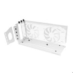 Support pour cartes graphiques mars gaming mca - gcv base magn�tique 3 slots gpu 2x brackets pci blanc ...
