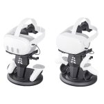 Support de charge et de rangement pour casque vr - accueille le casque et les manettes - pour quest 2 ...
