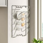 Support couvercle casserole montage mural porte 5couvercles capacit� cuisine maison restaurant yyv