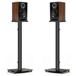 Support denceinte universels en mtal 10 kg max 1 paire avec plateau suprieur orientable  45 pour ...