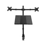 Support pour double �cran + ordinateur portable 13 / 27 articul� noir de 1life