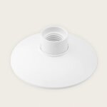 Support avec douille pour ampoules led e27 blanc Support avec douille pour ampoules led e27 blanc