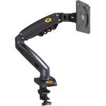 Support cran pc - bras articul ergonomique - 17 - 30 pouces - vesa 75mm et 100mm - rotatif 360 - noir ...