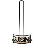 Support essuie - tout en m�tal cuisine 15 x 31 cm