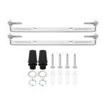 Support de fixation plafonnier sourcing map 2 kits 145mm plaque luminaire universel en acier pour suspension ...