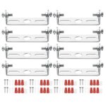 Support fixation plafonnier sourcing map 8 kits 60mm universel pour luminaire barre transversale plafond ...