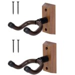 Support de guitare rotatif en forme de v lot de 2 avec vis