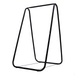 Support hamac en mtal noir poids 100kg support de charge solide en forme de a solide 85cm x 80cm x 144cm ...