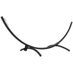 Support de hamac - outsunny - avec roues cha�nes crochets - charge maximale 150 kg - en m�tal - 337 x ...