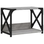 Support dimprimante table meuble bureau � 2 niveaux sonoma 44 x 26 x 315 cm gris 02 0044798