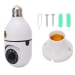 Support de lampe camra sans fil 360 degrs 24 ghz et 5g wifi 110 - 220 v 1080p dtection de mouvement ...