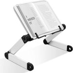 Support de livre r�glable hauteur et angle r�glables support de livre ergonomique avec trombones pour ...
