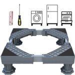 Support machine a laver byondself ajustable socle lave linge 41 - 64 cm convient pour les lave - linges ...