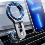 Support magnetique telephone voiture aration libre rotatif  360compatible avec support magsafe voiture ...