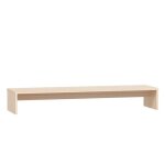 Support de moniteur banc tv meuble de rangement 100x27x15 cm bois de pin solide chy53928778