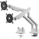 Support moniteur - one for all - dynamic - vesa 100 - double bras - 13 � 35 - blanc