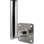 Support mural - parabole - aluminium - 15 cm - pour antenne jusqu� 90 cm - certifi� t�v