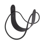 Support mural en acier inoxydable pour tuyau darrosage ? enrouleur noir