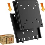 Support mural cran pc fixe plat ultra - slim f0311 universel 13 - 32 (33 - 81cm) fixation murale moniteur ...