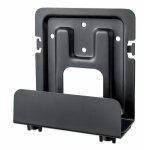 Support mural - manhattan - extensible 47 - 76mm - noir - pour box streaming / m�dia