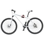 Support mural pour réparation de vélo pliable rouge et noir Support mural pour réparation de vélo pliable rouge et noir