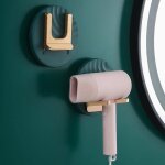 Support mural pour sche - cheveux porte - sche - cheveux et lisseur avec ventouse idal pour salle ...
