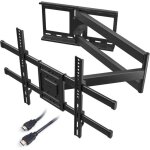 Support mural tv  extra longue porte 1040 mm pour crans plats / incurvs lcd / led / oled de 32  ...