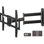 Support mural tv  extra longue porte 822mmpour crans 32 - 75 pouces led / lcd / oled et courbsupport ...