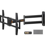 Support mural tv  extra longue porte 822mmpour crans 32 - 75pouces led / lcd / oled et courbsupport ...