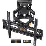 Support mural tv orientable et inclinable pour tv de 23  70 pouces jusqu 50 kg support tv ajustable ...