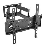 Support mural tv pivotant rglable inclinable pour tv oled lg oled65g3 2023 65 vesa 400x400mm noir - ...
