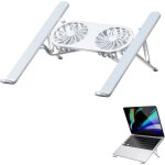 Support pc portable avec 2 ventilateurs silencieux usb pour 10 - 15. 6 pc tablettes