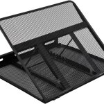 Support pc portable - ulisem - réglable & ventilé - jusquà 173 - noir Support pc portable - ulisem - réglable & ventilé - jusquà 173 - noir
