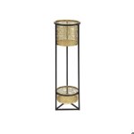 Support  plantes en mtal doppio 23 x 80 cm