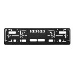 Support plaque immatriculation voiture ue noir 525x133mm cadre constant qualit� sup�rieure toute voiture ...
