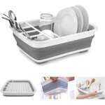 Support pliable  vaisselle gouttoir multifonction pour cuisine rangement pratique pour fruits et vaisselle ...