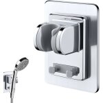 Support pommeau de douchesupport de douche sans percage fixation adh�sive ultra puissanteporte douchette ...