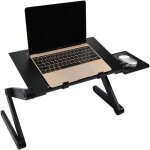 Support portable tablette ordinateur livre magazine petit djeuner inclinable pliable confortable pour ...