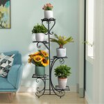 Support pot de fleurs en fer - Étagères plantes intérieur - porte plantes pour balcon salon jardin 57 ... Support pot de fleurs en fer - Étagères plantes intérieur - porte plantes pour balcon salon jardin 57 ...